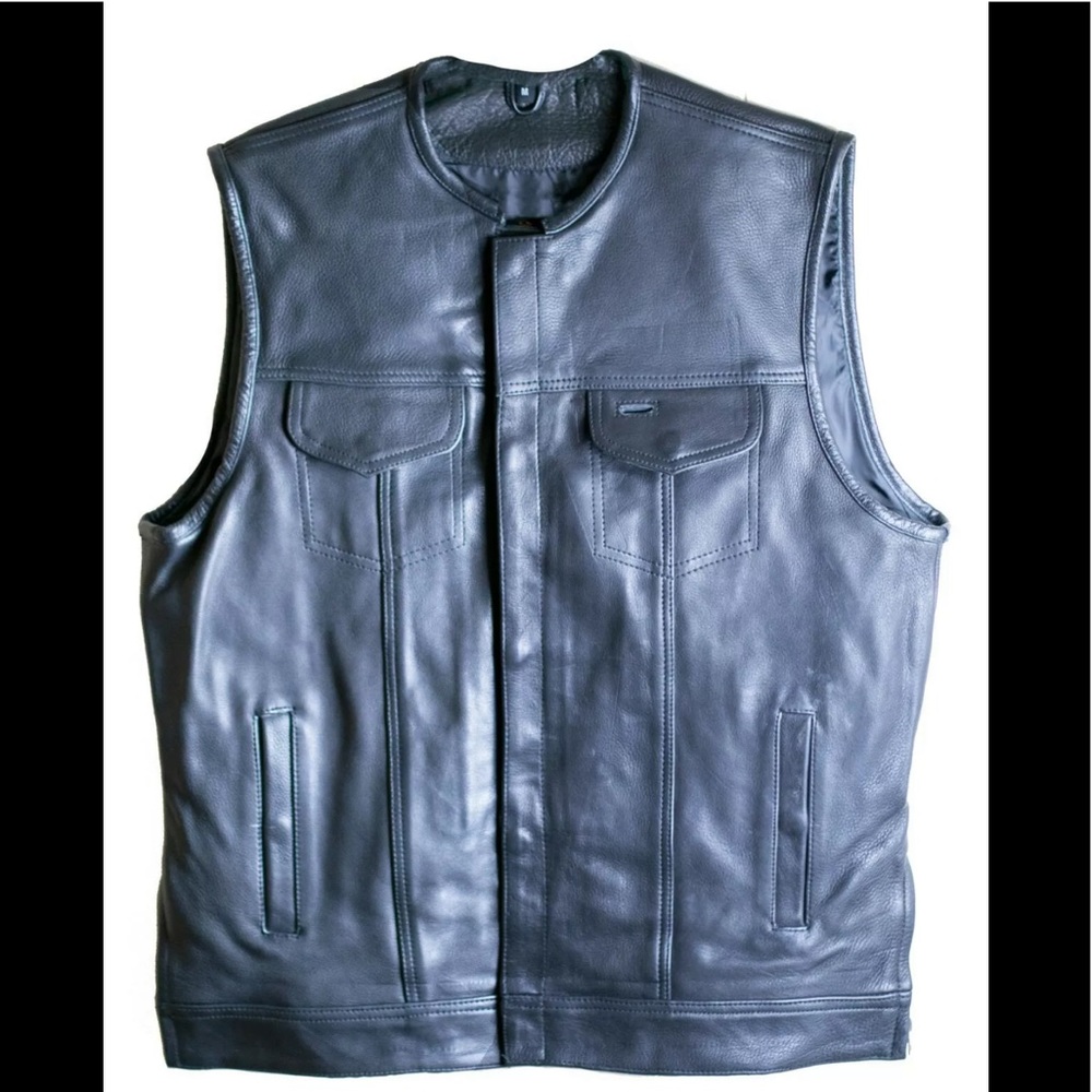 Leather vest for motorcycle I got a new one